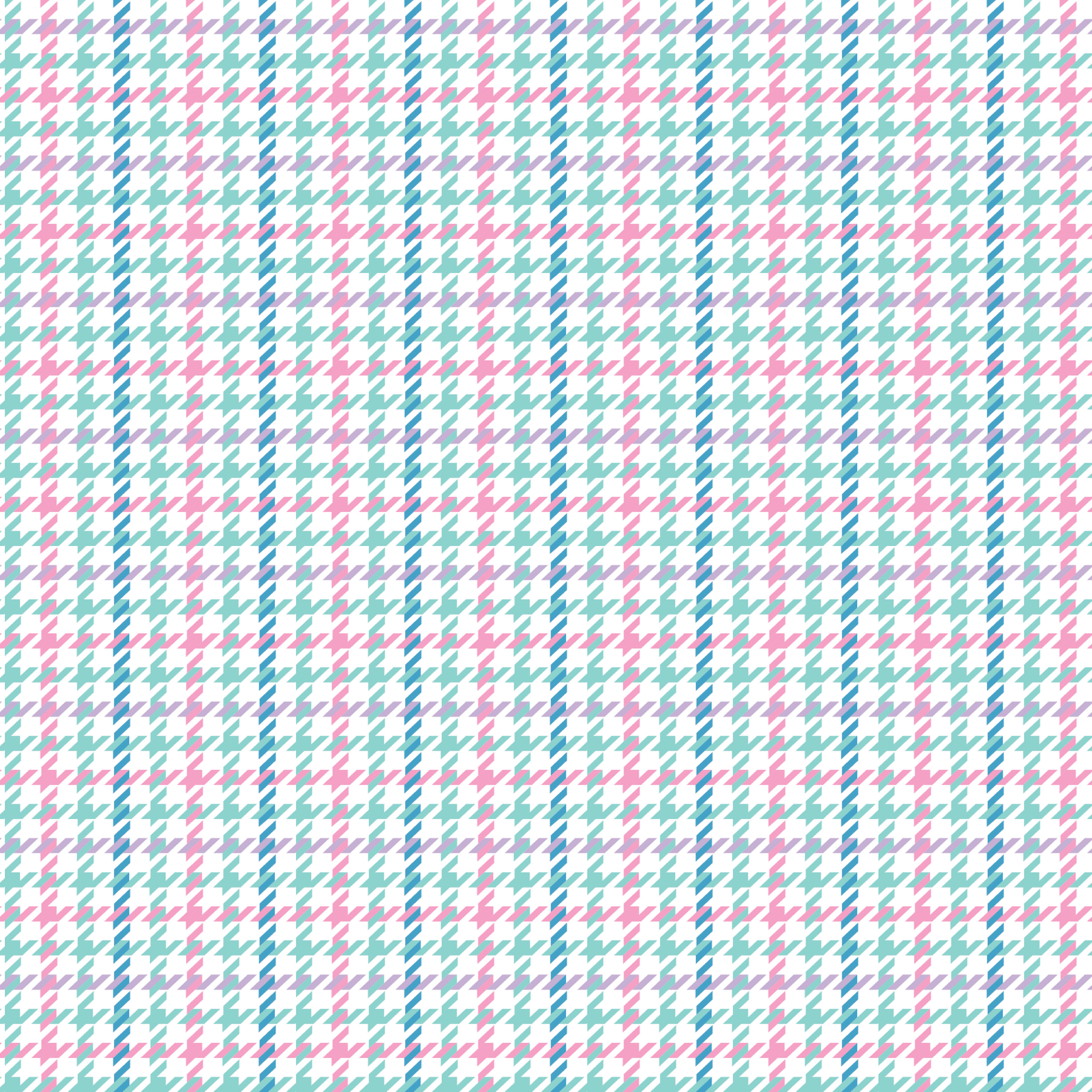 Pastel Houndstooth Pattern Acrylic Sheets - CMB Pattern Acrylic